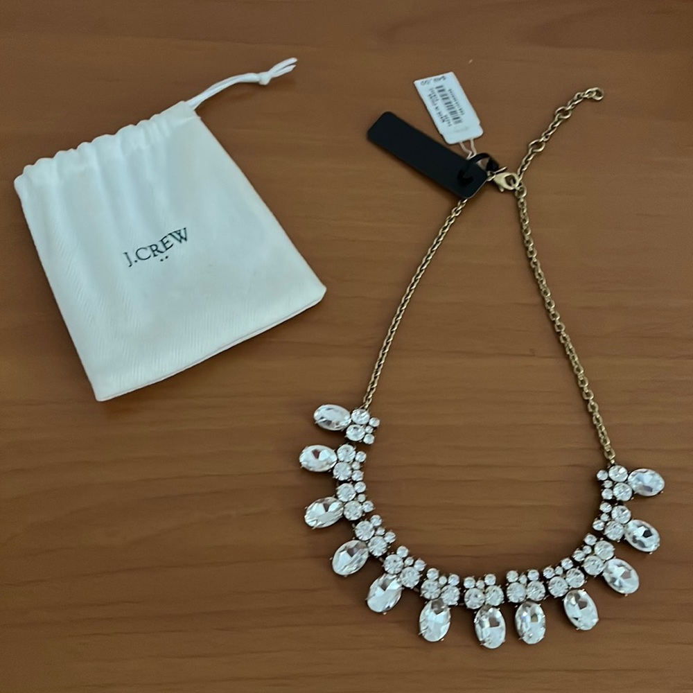 J.Crew Bedazzle Gem Necklace